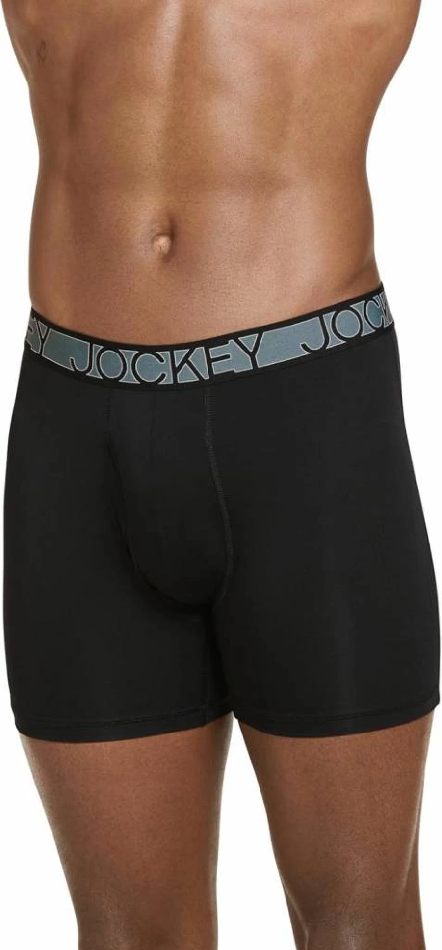 Jockey Men's Active Microfiber 5-Inch Boxer Briefs - 6-Pack Comfort Underwear for Sports & Daily Wear