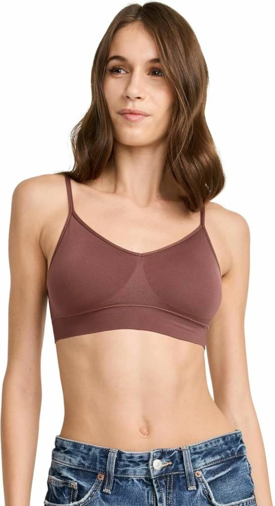 Jockey Women's Seamfree Stretch Cami Strap Bralette - Comfortable Wireless Bra