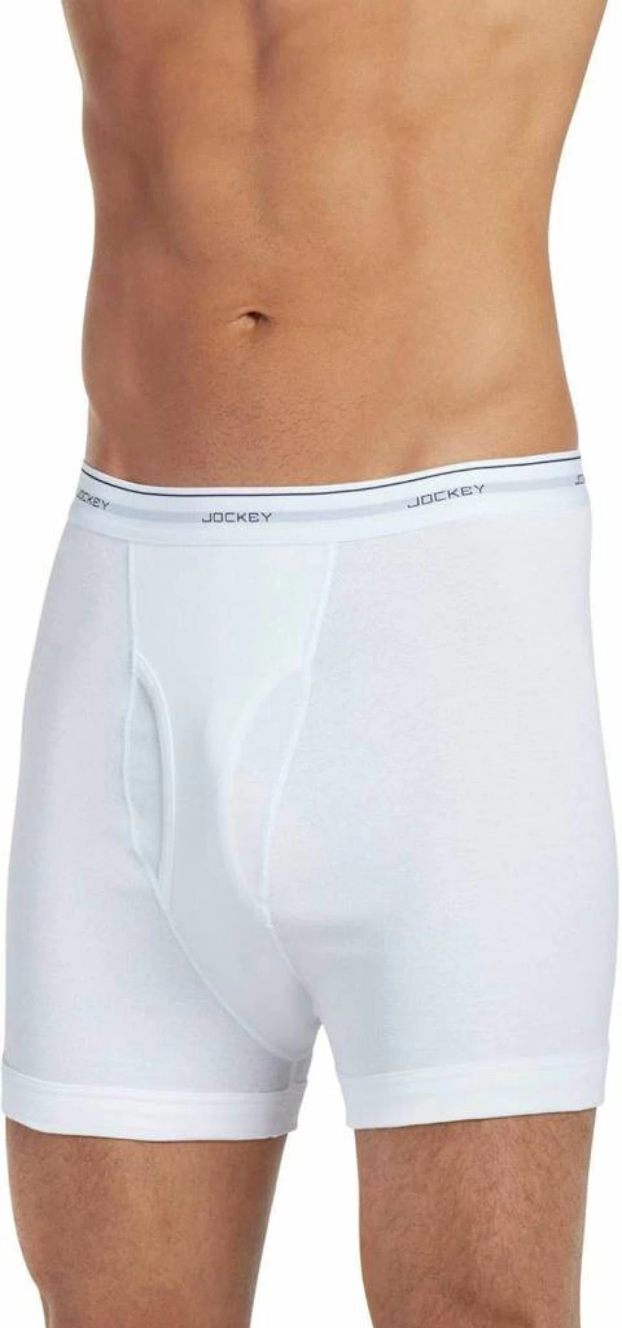 Jockey Men's Cotton 5-Inch Boxer Brief Underwear - 12 Pack Multipack, Comfort Fit, Breathable Fabric