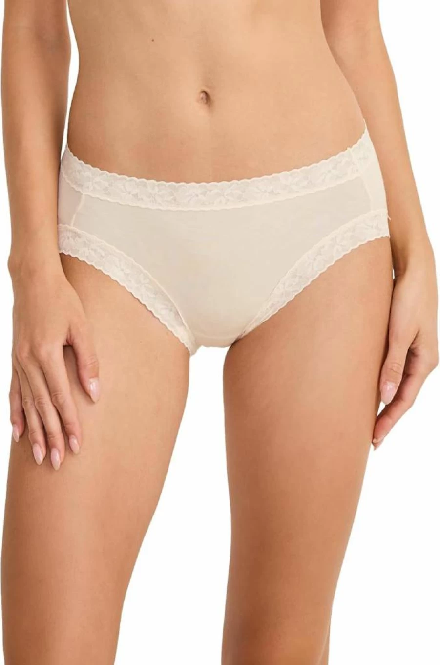 Jockey Women's Supersoft Hi-Cut Underwear with Stretch Lace Comfort