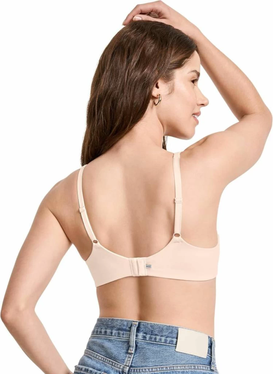 Jockey Women's Smooth & Sleek Microfiber Wirefree T-Shirt Bra - Full Coverage Unlined Comfort Bra