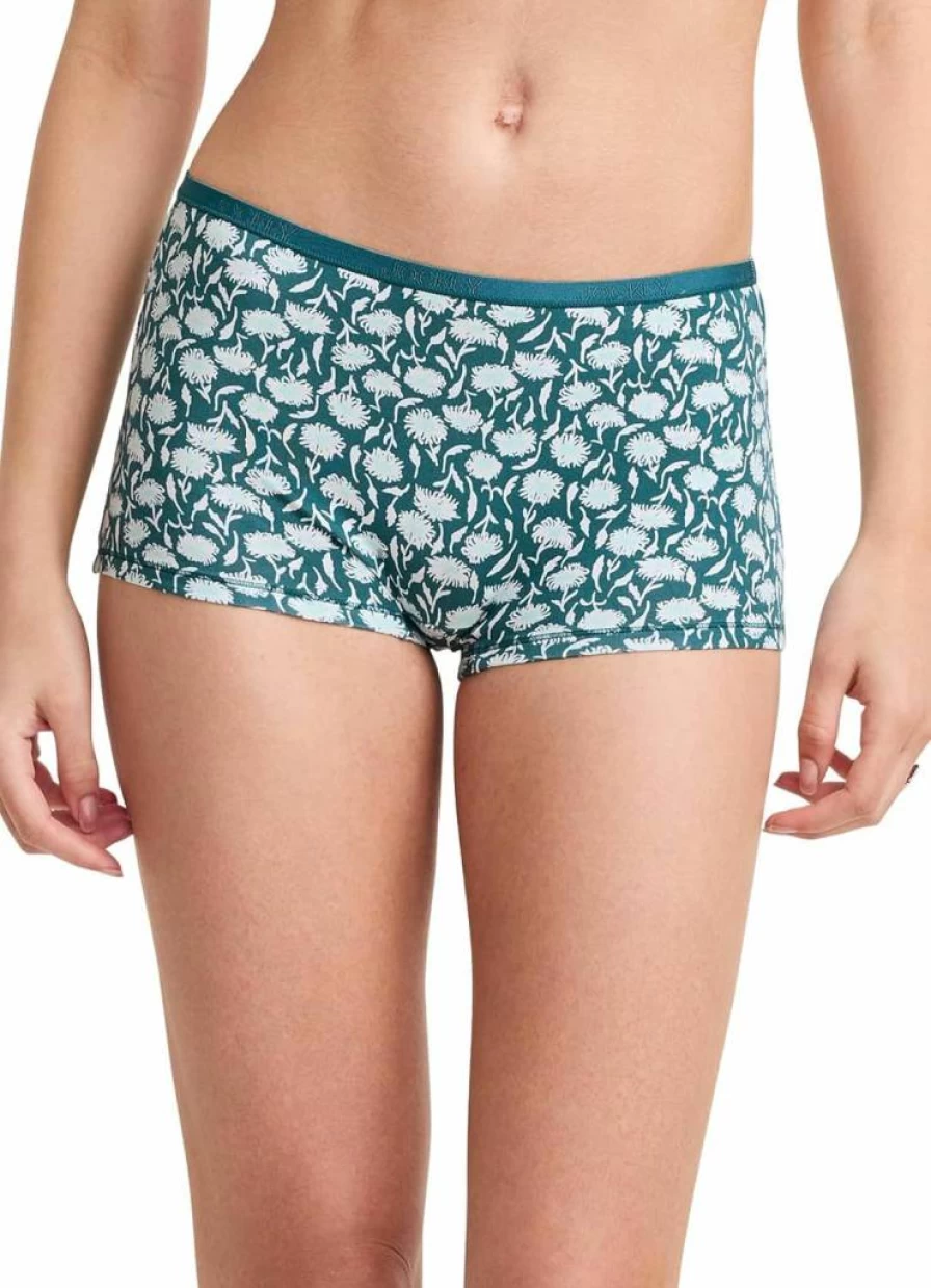 Jockey Women's Organic Cotton Stretch Boyshort Underwear - Comfortable & Breathable Panties