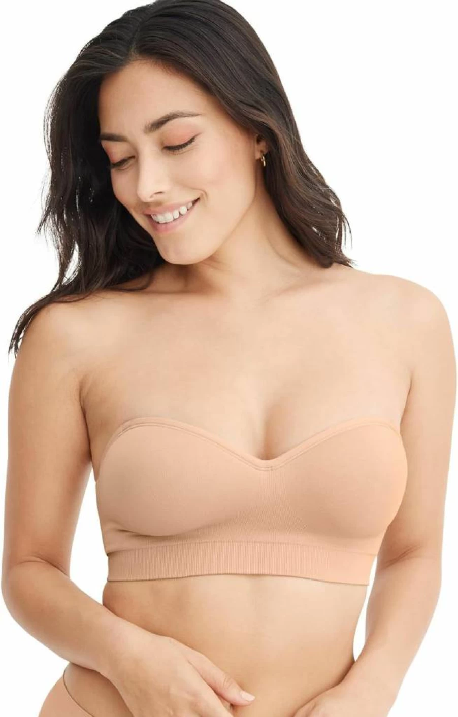 Jockey Women's Seamless Multiway Bandeau Bralette - Comfortable Wireless Bra for Everyday Wear