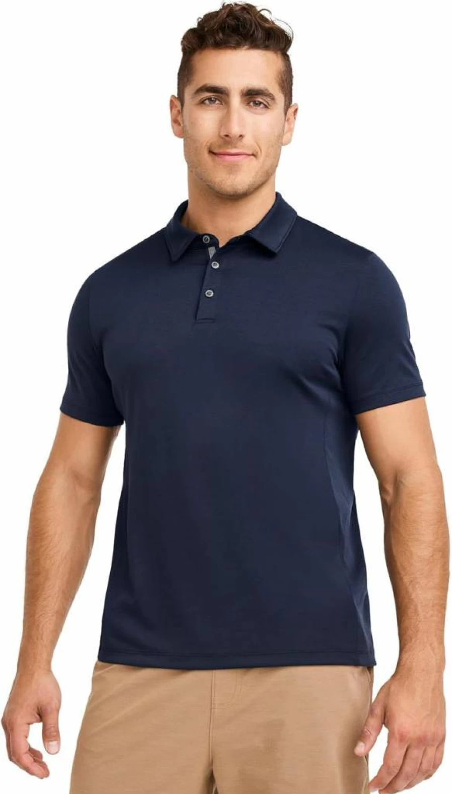 Jockey Men's Tech Pique Polo Shirt - Moisture-Wicking Activewear for Sports & Casual Wear