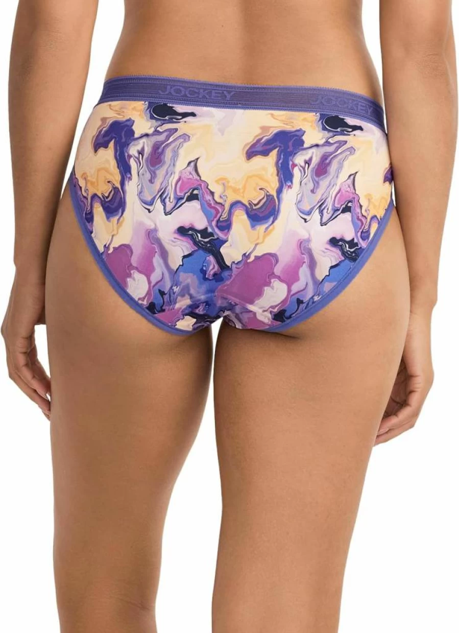 Jockey Women's Microfiber Bikini Underwear - Moderate Absorbency, Comfort & Worry-Free Fit