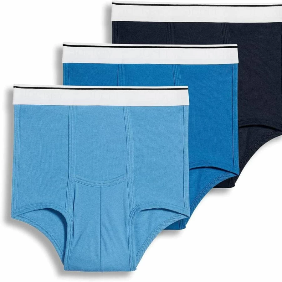 Jockey Men's Cotton Pouch Brief Underwear - 3 Pack Comfort Fit Boxer Shorts