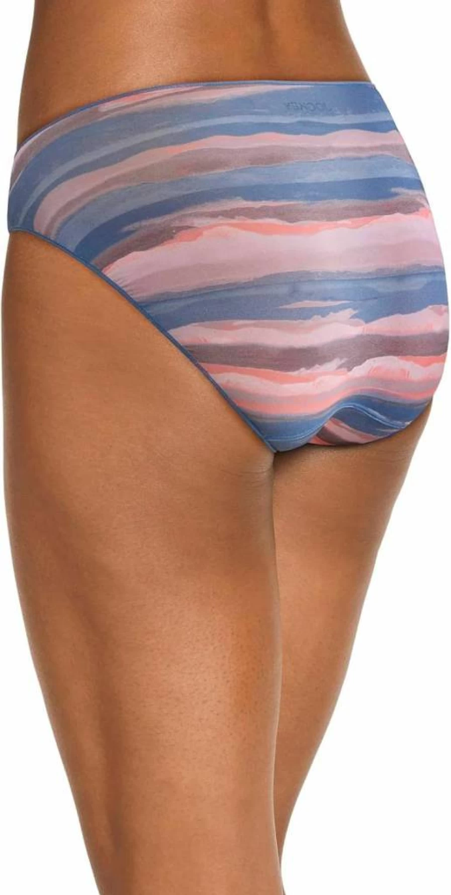 Jockey Women's No Show Bikini Underwear 3-Pack - Seamless Panty Line Promise Comfort Briefs