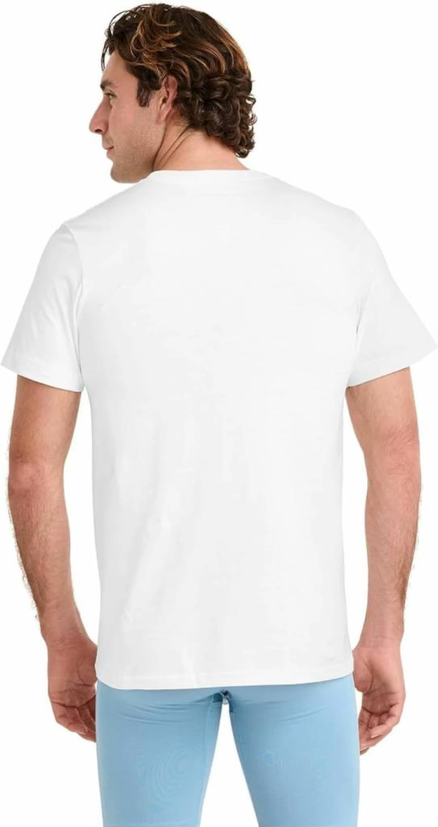 Jockey Men's 100% Cotton Crew Neck Undershirt 2-Pack - Made in USA, Breathable Comfort Fit Undershirts for Men