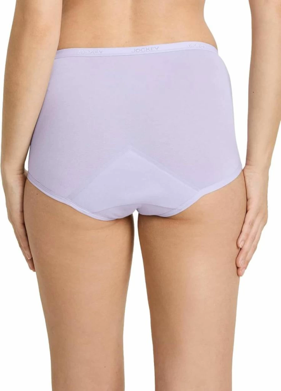 Jockey Women's Cotton Stretch Briefs - Soft, Breathable & High Absorbency Underwear for All-Day Comfort