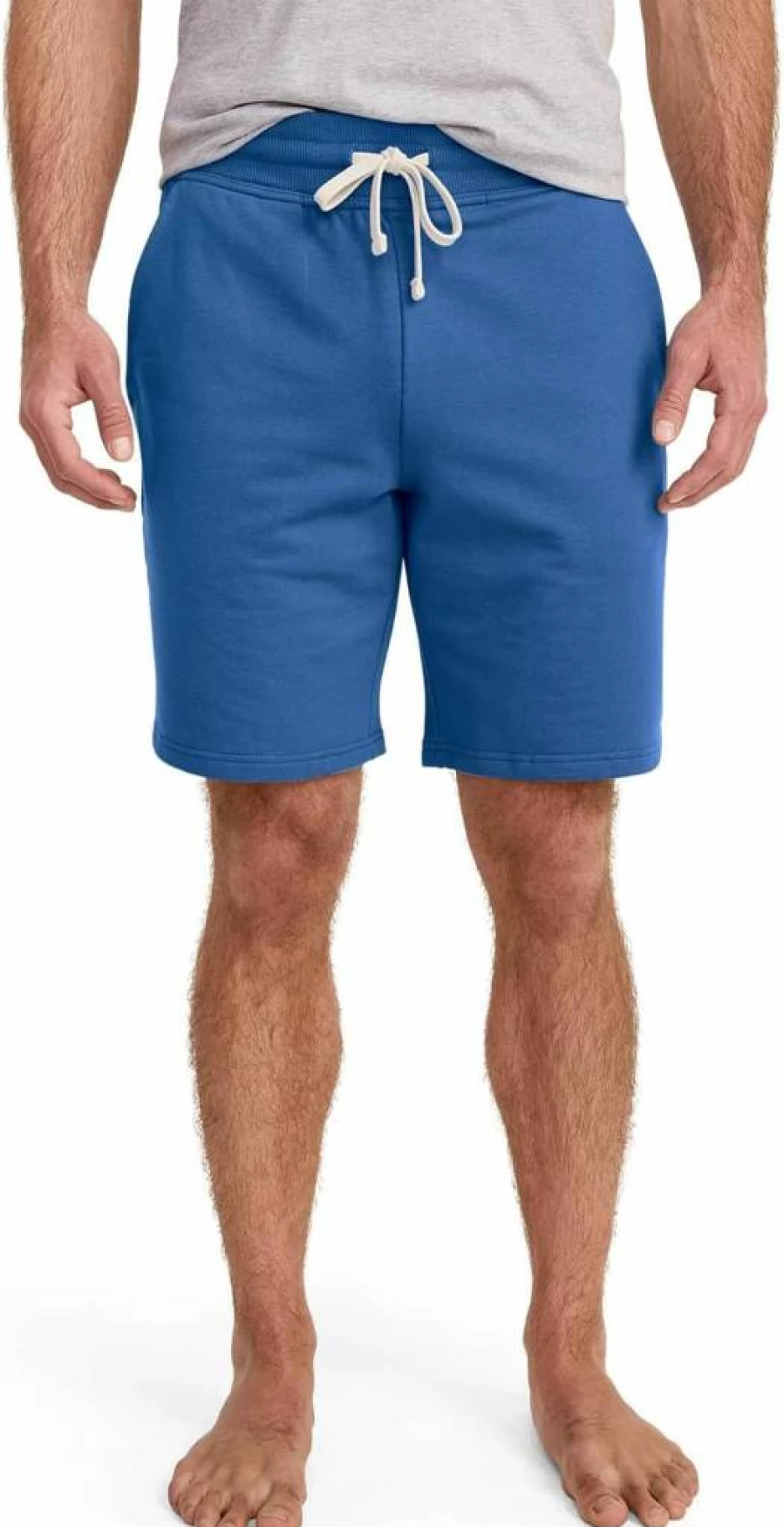 Jockey Men's Cotton Blend Fleece Lounge Shorts 8.5" Inseam Comfortable Casual Wear