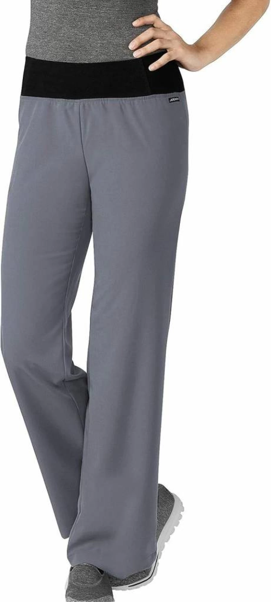 Jockey Women's Soft Comfort Yoga Scrub Pants - Breathable Stretch Workwear for Healthcare Professionals