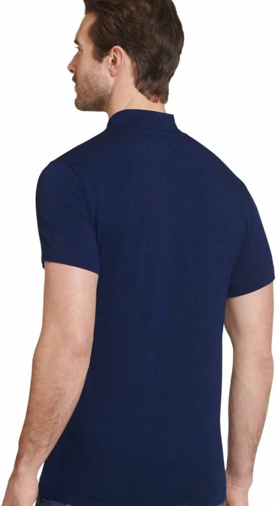Jockey Men's Cotton Stretch Baselayer Mock Neck T-Shirt - Comfortable Fit Athletic Undershirt