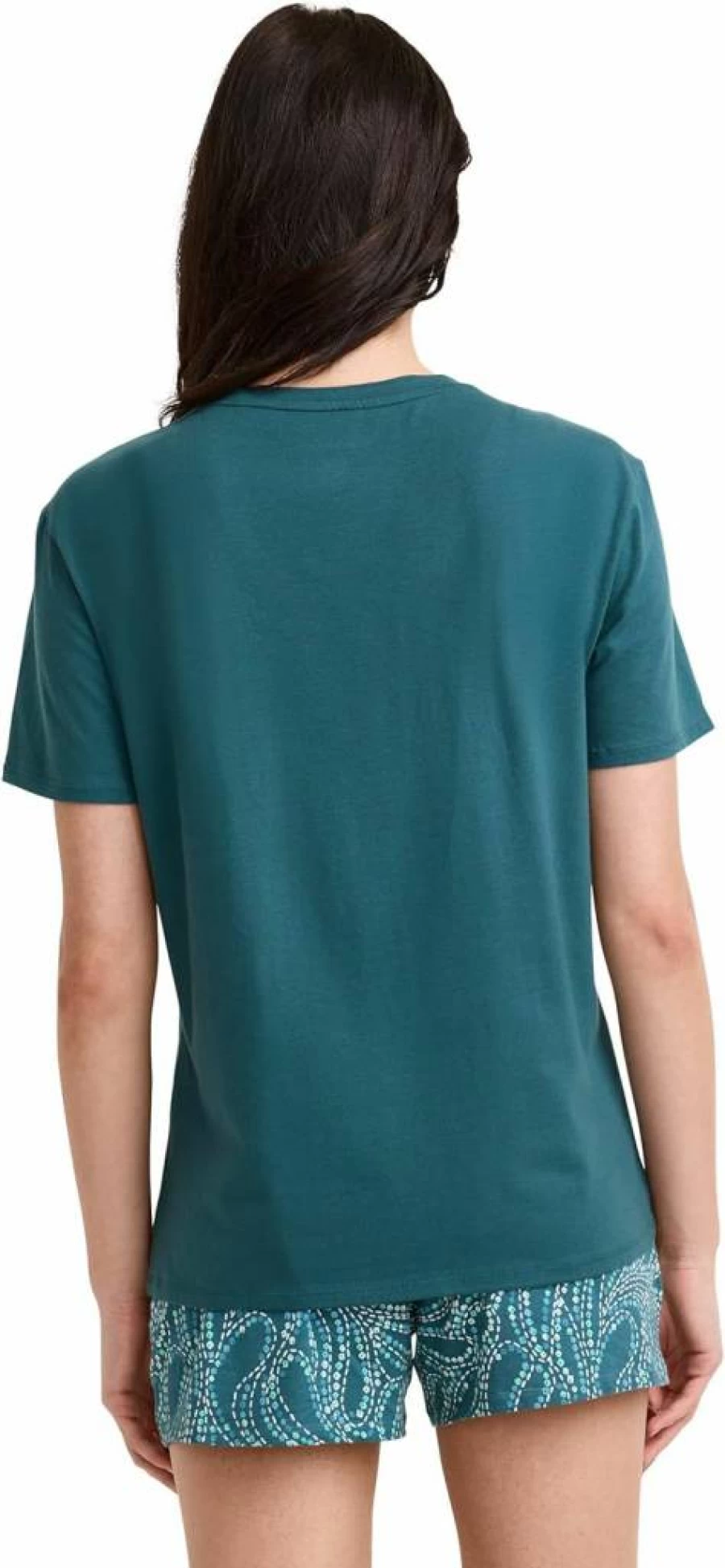 Jockey Women's Organic Cotton Sleepwear Top - Soft Stretch Short Sleeve Nightshirt