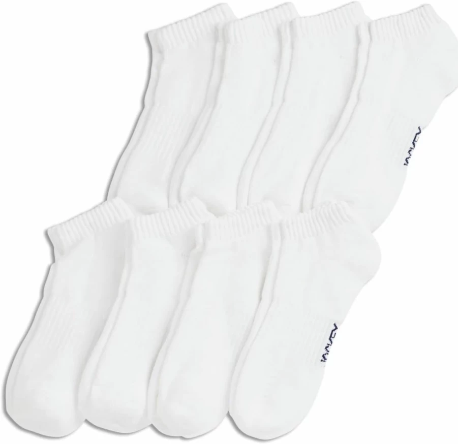 Jockey Men's Low Cut Cotton Blend Everyday Socks - 8 Pack Comfortable & Breathable