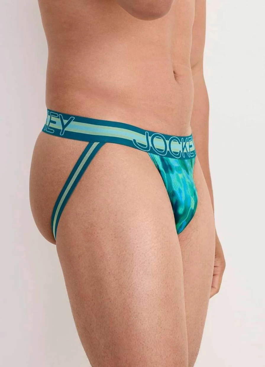 Jockey Men's Sport Jock Strap with Stability Pouch - Breathable Microfiber Underwear for Active Lifestyles