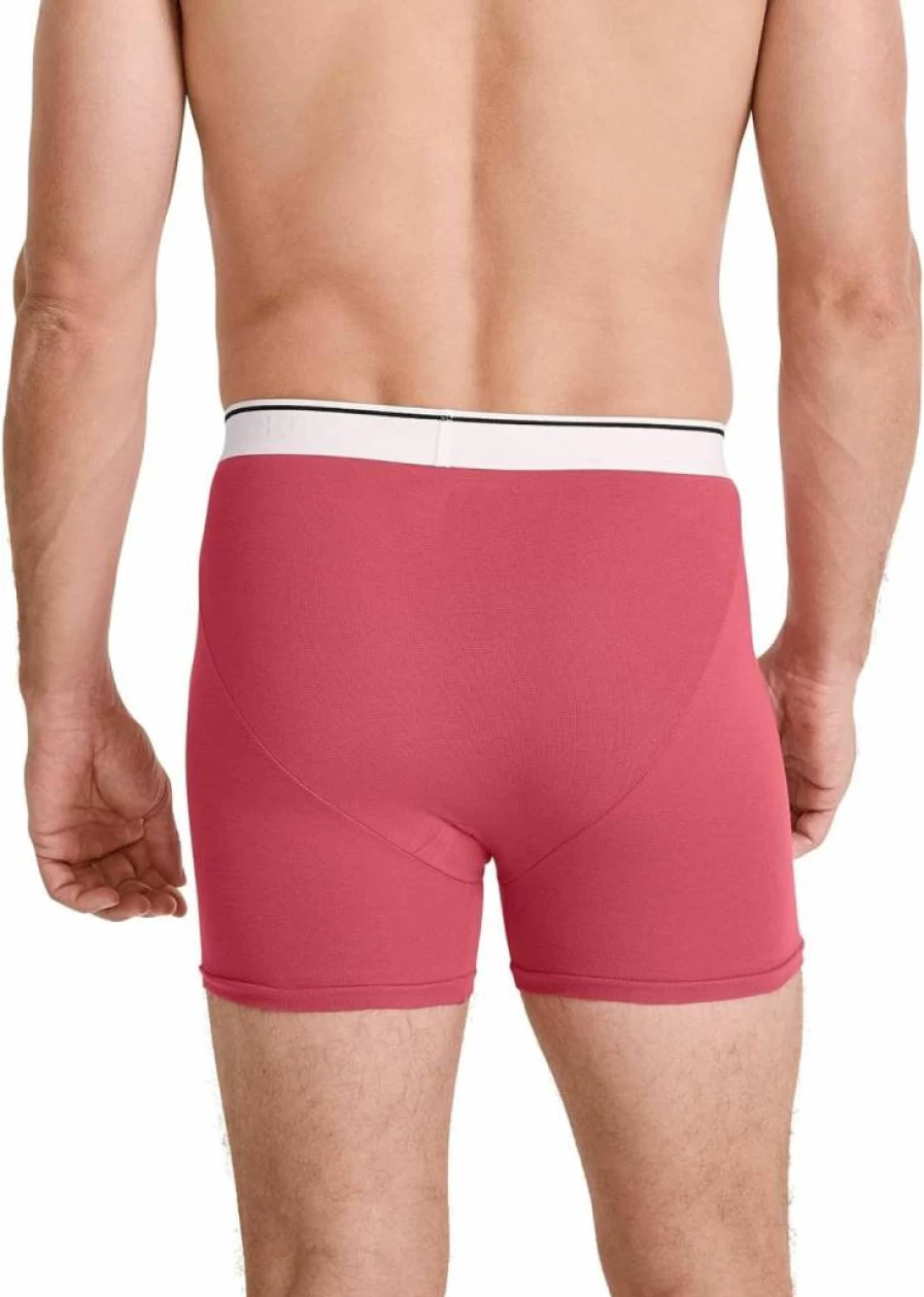 Jockey Men's Cotton 5-Inch Boxer Brief Underwear - 2 Pack Comfortable Pouch Support