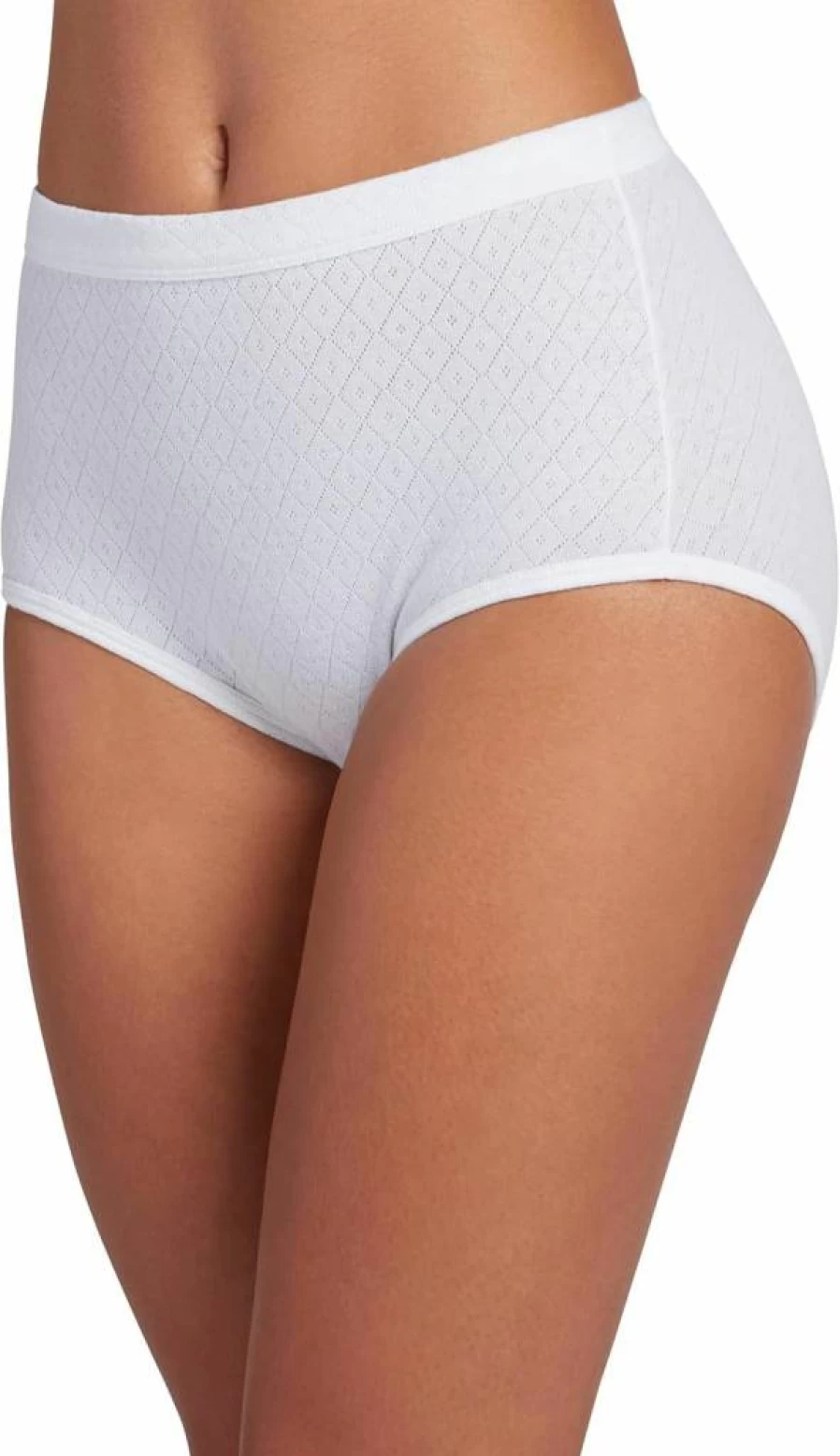 Jockey Women's Elance Breathe Brief Underwear - 6 Pack Comfortable Cotton Panties for Everyday Wear