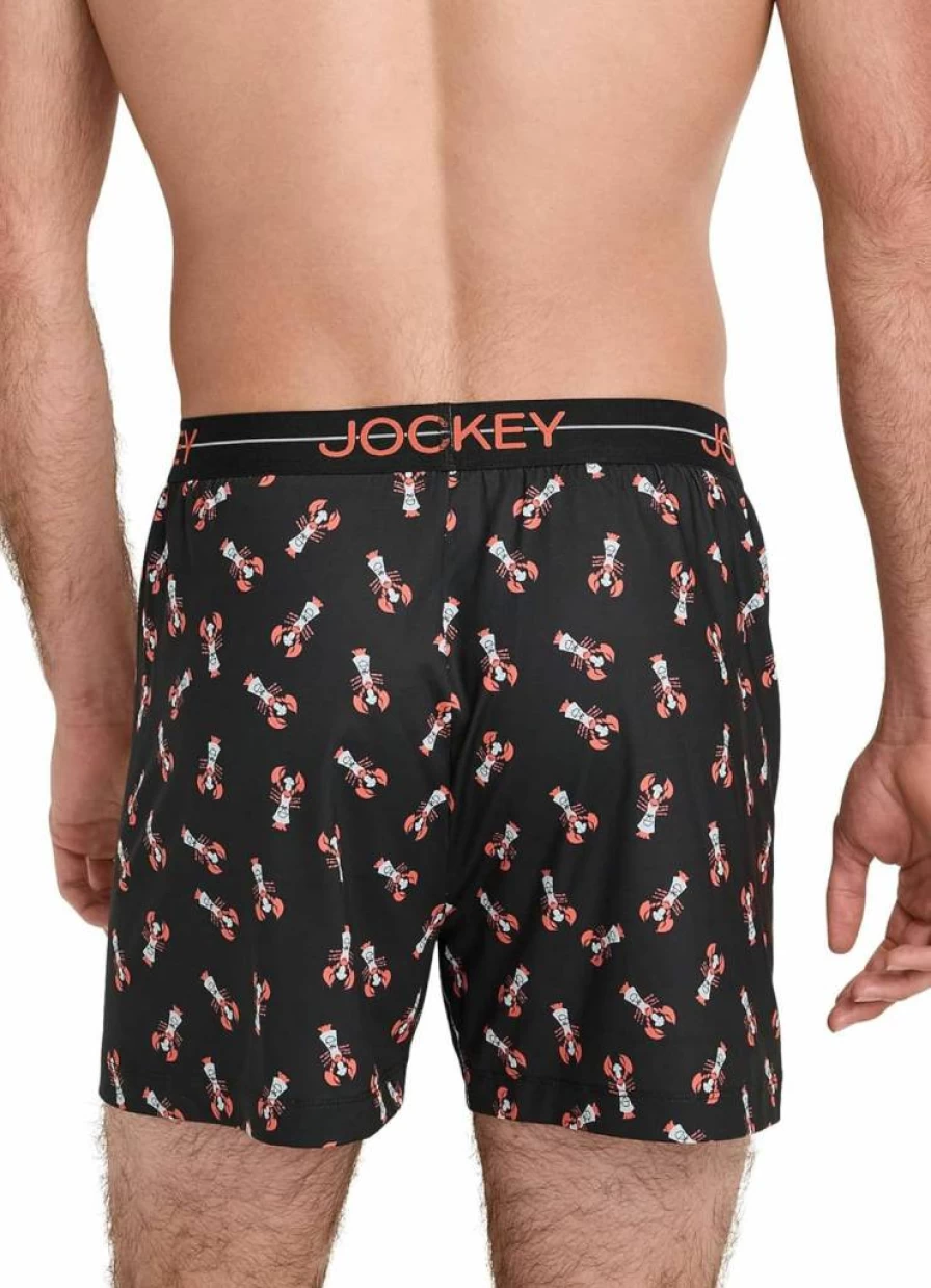 Jockey Men's Active Microfiber 4.5" Boxer Briefs - Comfortable & Breathable Underwear for Sports & Daily Wear