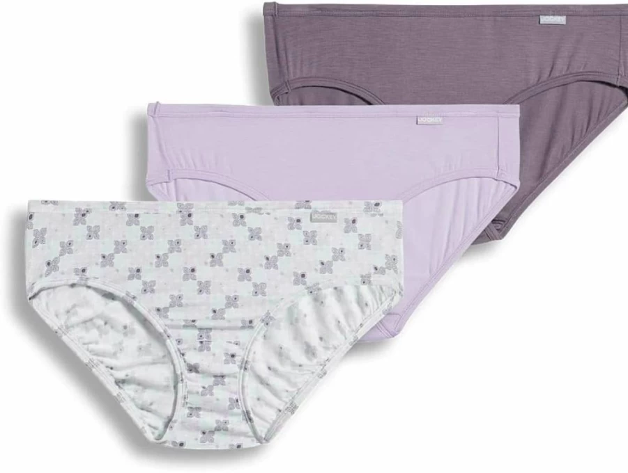 Jockey Women's Supersoft Bikini Underwear - Comfortable Cotton Panties for Ladies