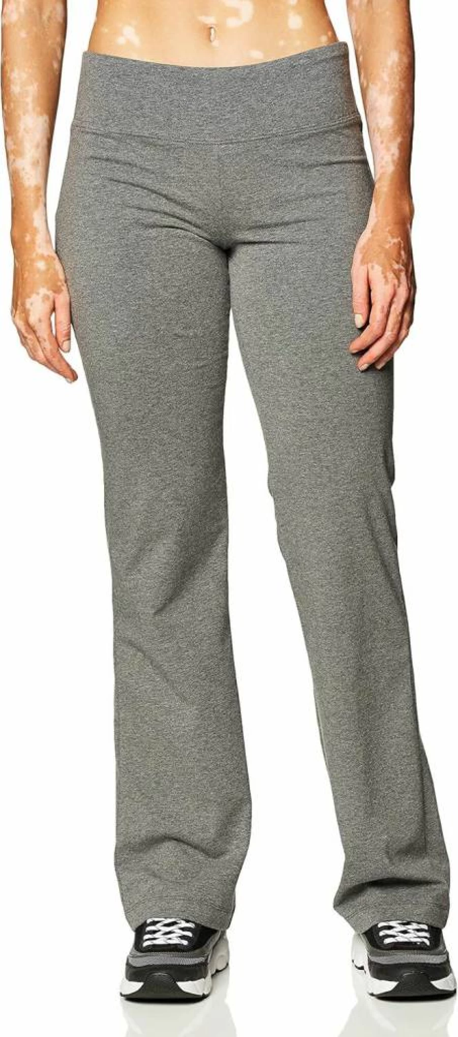 Jockey Women's Cotton Stretch Bootleg Yoga Pants - Comfortable Activewear for Workouts & Lounge