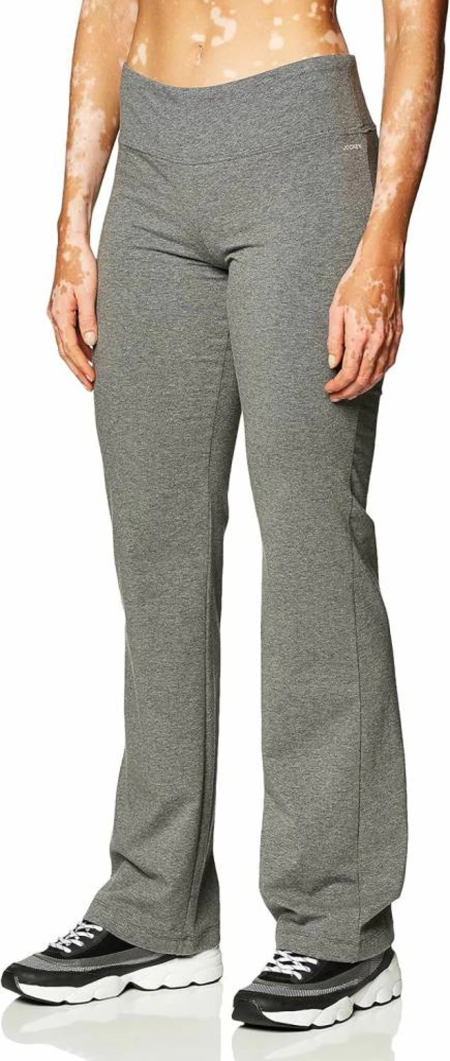 Jockey Women's Cotton Stretch Bootleg Yoga Pants - Comfortable Activewear for Workouts & Lounge
