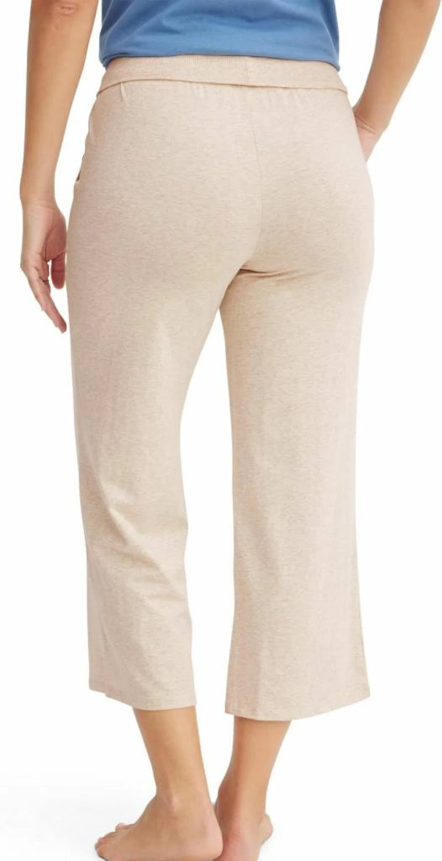 Jockey Women's Soft Touch Luxe Crop Pant - Comfortable Lounge Pants for Women