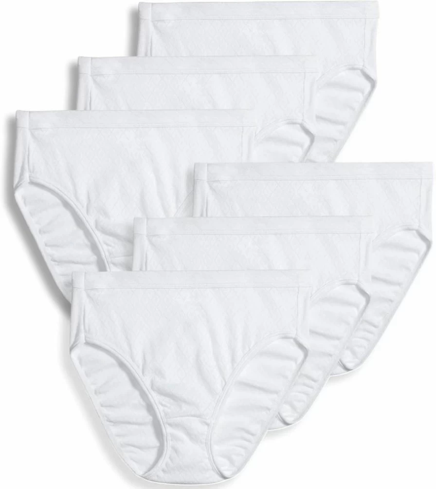 Jockey Women's Elance Breathe French Cut Underwear 6-Pack - Soft Comfortable Breathable Panties