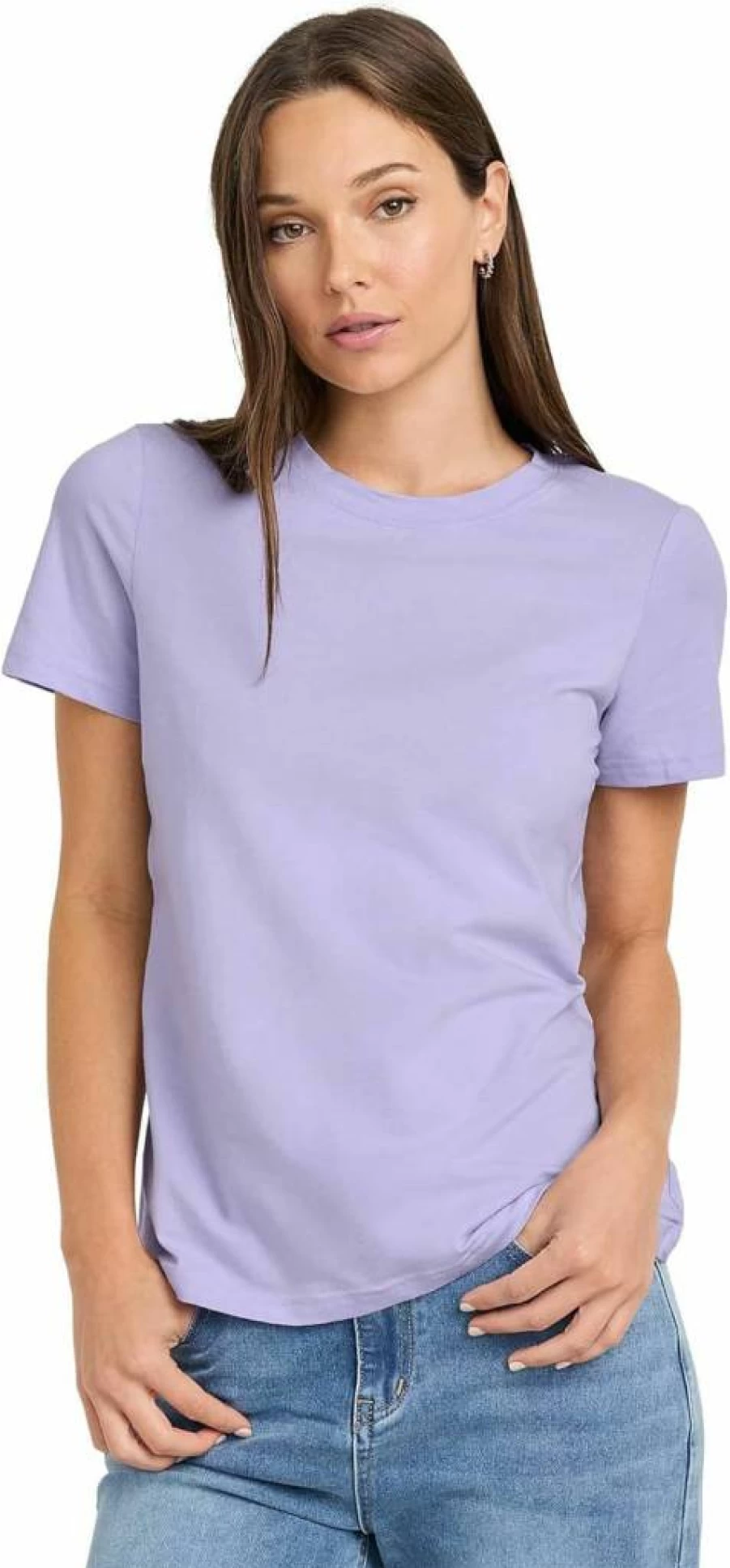 Jockey Women's Organic Cotton Stretch Short Sleeve Active Tee - Soft Comfort Workout Top