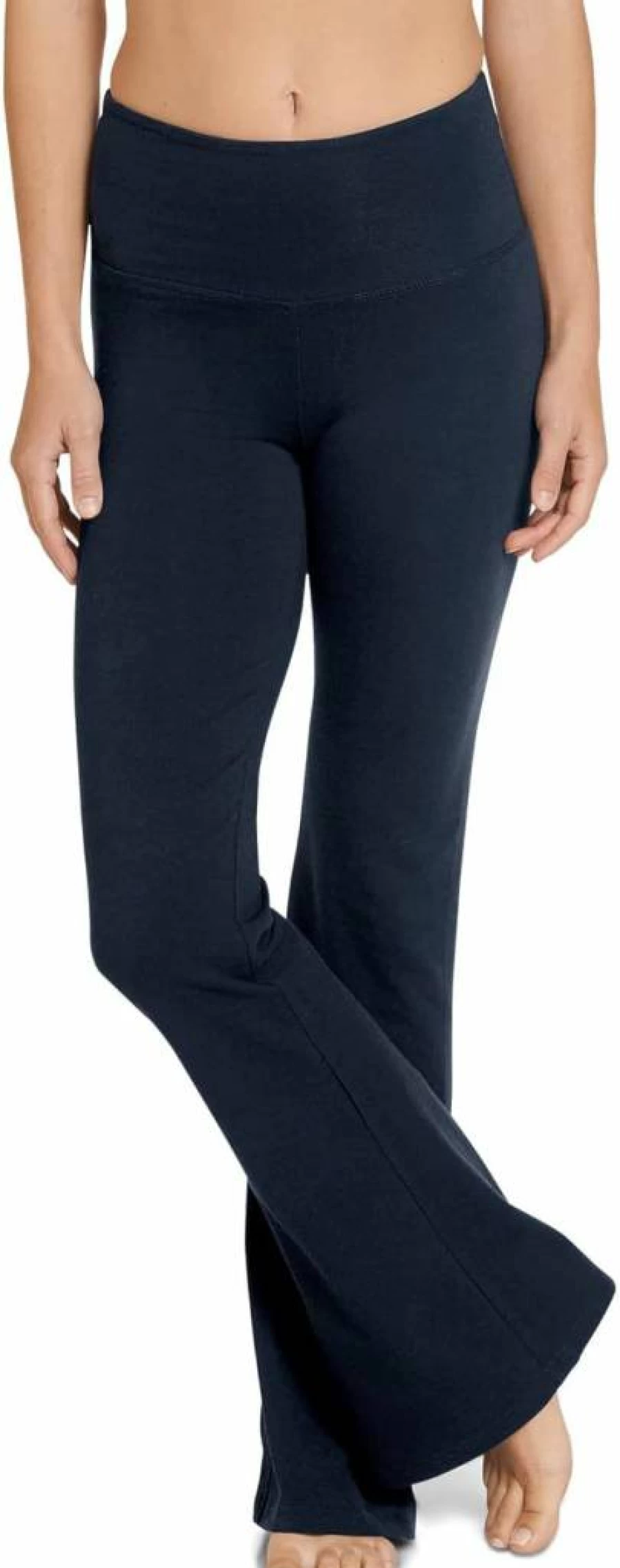 Jockey Women's Cotton Stretch Yoga Pants - Slim Fit Flare Leg Activewear