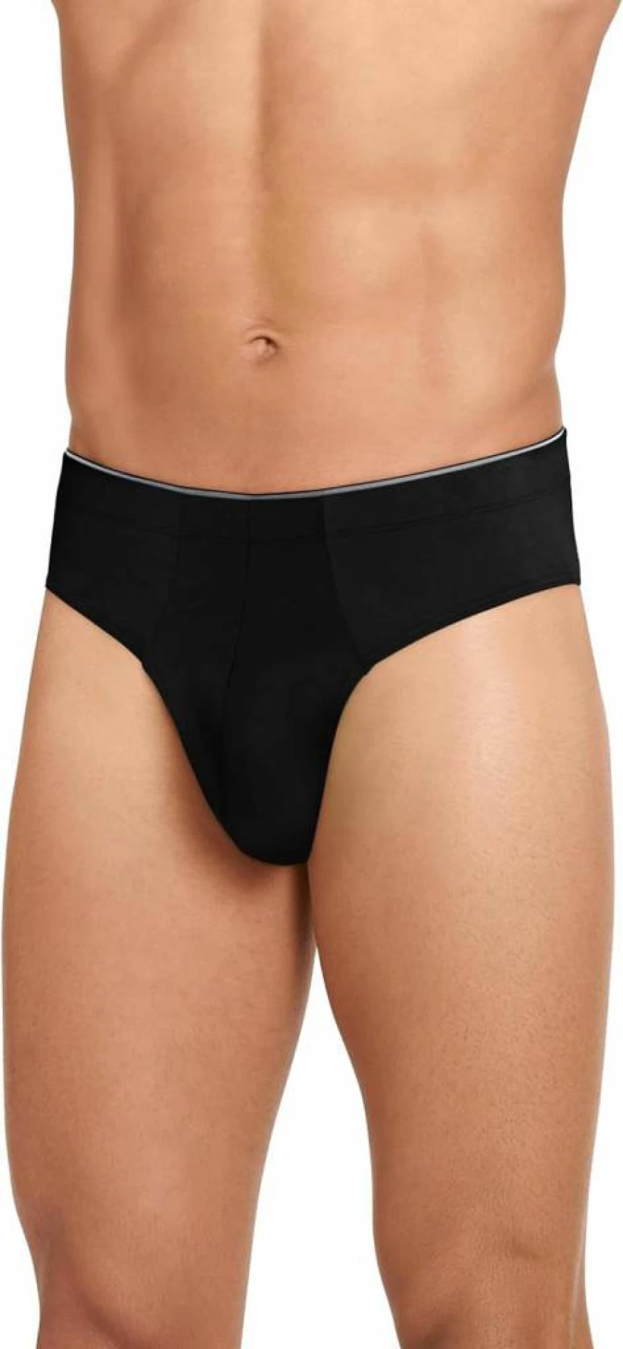 Jockey Men's Bikini Underwear 3-Pack - True Style Comfort Fit Cotton Briefs