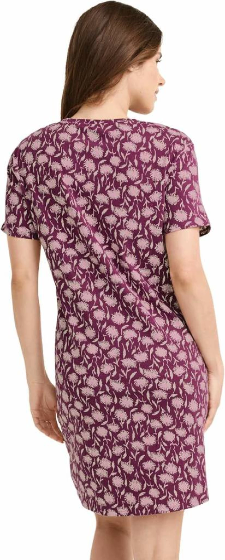 Jockey Women's Organic Cotton Stretch Sleep Shirt - Comfortable Sleepwear Top for Women