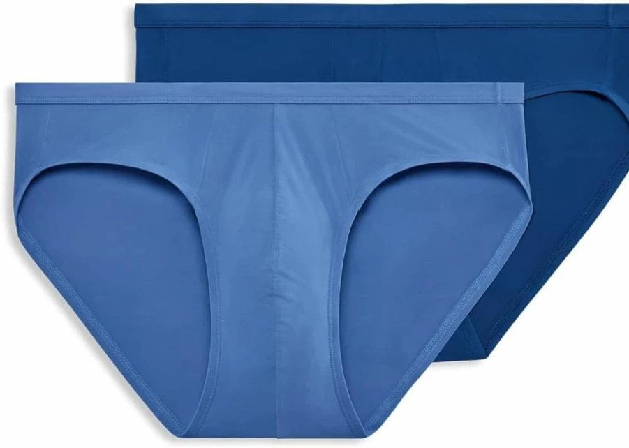 Jockey Men's Elance Microfiber Bikini Underwear 2-Pack - Soft Comfortable Briefs
