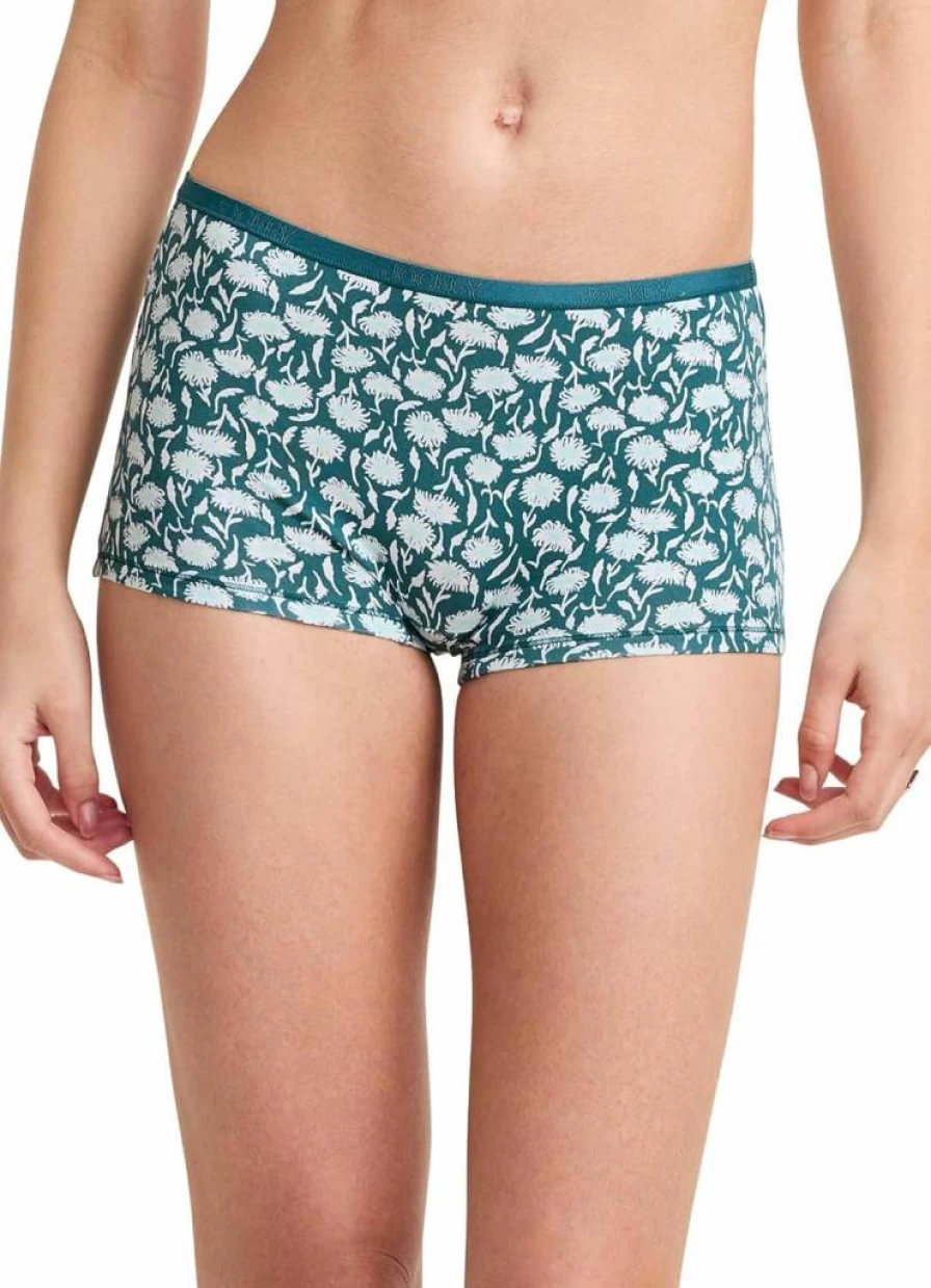 Jockey Women's Organic Cotton Stretch Boyshort Underwear - Comfortable & Breathable Panties
